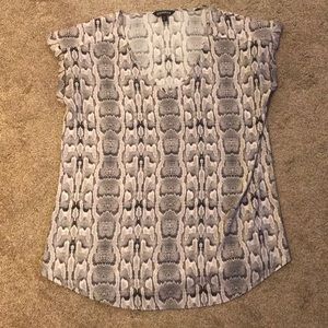 Express Snakeskin Blouse